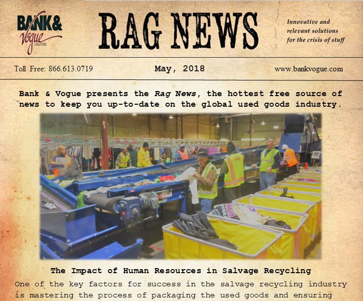 bankvogue's tweet image. One of the main goals of organizations like @GoodwillIntl and @SalvationArmyUS is to provide people with #charitiyjobs. Developing resources on the #recycling of #usedtextiles is investing on the new era of the #circulareconomy.