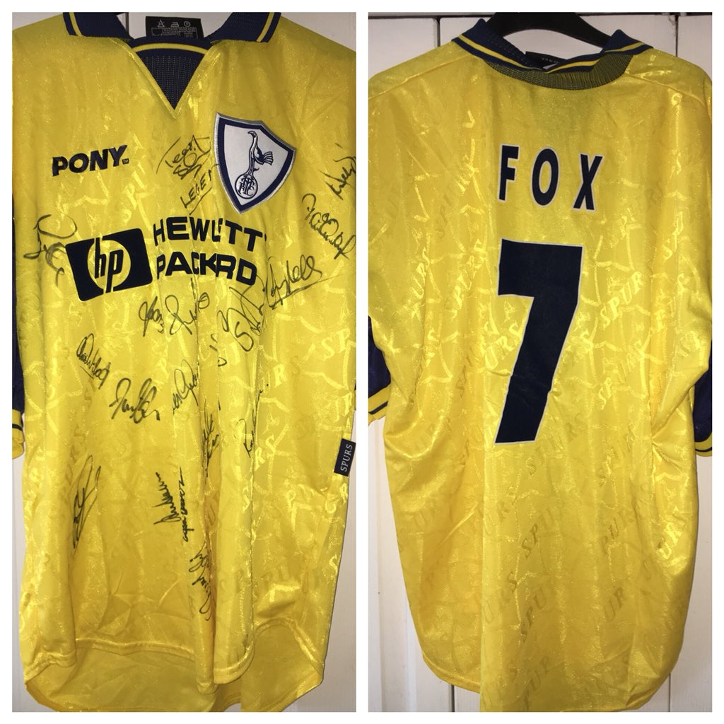 Paulmcveigh77's tweet photo. Competition Time!!!

Calling all you @SpursOfficial fans... 

Would you like to win a signed match worn shirt from my home debut v @Coventry_City in 1997? 

To win Ruel Fox’s shirt, all you need to do is Follow, RT + Like this post!! #COYS #Foxy #Spurs https://t.co/iv3MnKZ0Cr