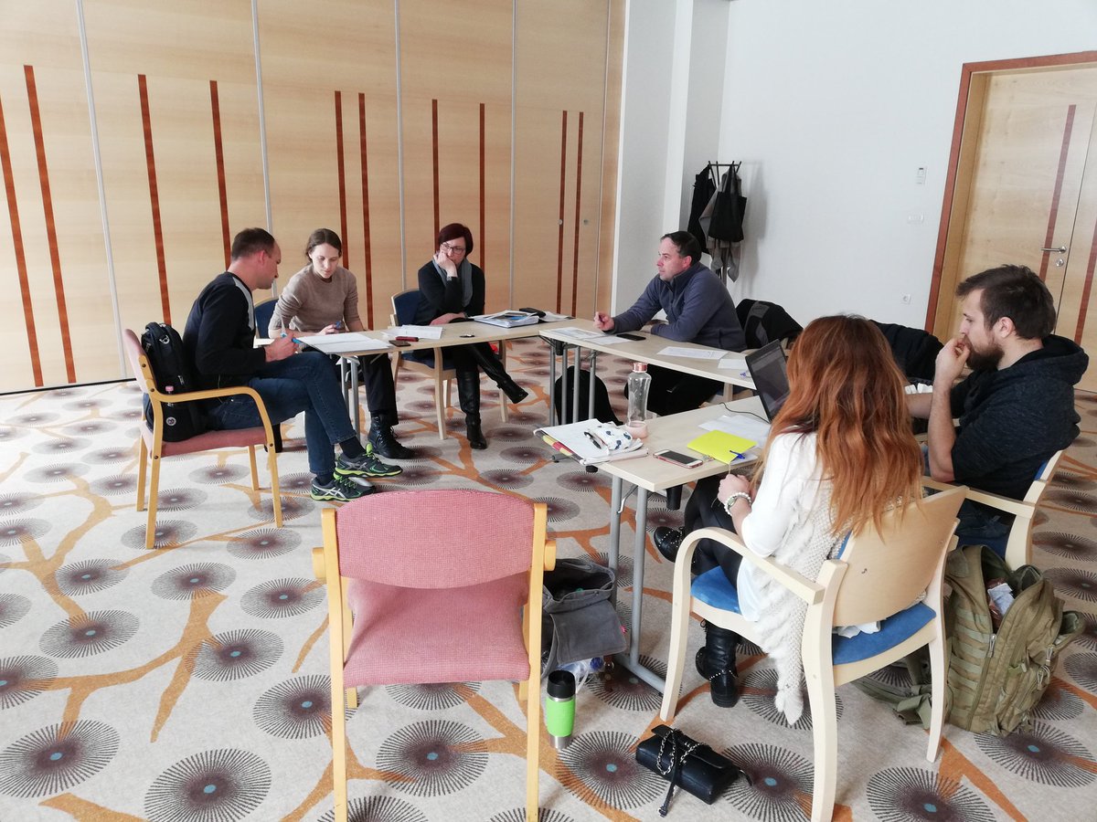 StrancarLab's tweet photo. Organizing Committee of #ReBiCon2018 in action. #biophysics #Biotechnology #biology #medicine #nanotechnology Join us @LTOZrece https://t.co/kz5V7rKl0y