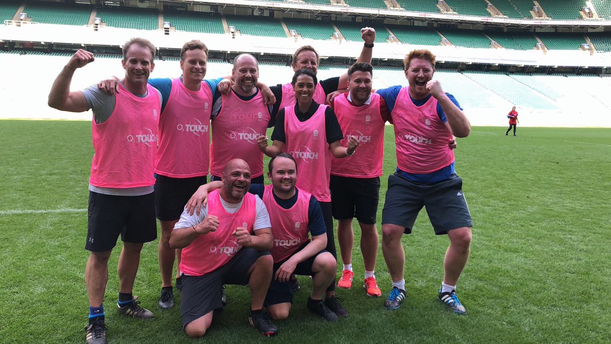 o2businessuk's tweet photo. And we have a winning team, congratulations to @pangeaconnected π. Well done to everyone involved, it's been a fantastic day for teamwork and collaboration, core skills for top performance both on and off the pitch #O2BizRugby https://t.co/u1dK8YmcGu