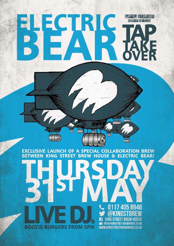 kingstbrew's tweet photo. Coming up at the brewhouse! Save the date! We have an exclusive colab in the works!  @ElectricBearUK #visitbristol #bristol #bristolbeers #bathbeers  🍺 😃 👍  @VisitBristol https://t.co/ZamZmEpQMO