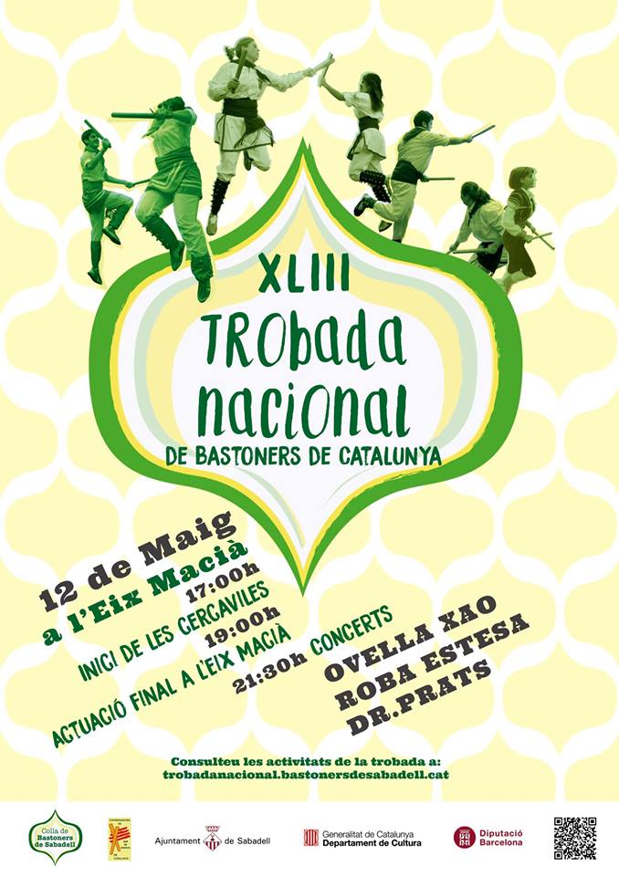 launiosc's tweet photo. Dissabte 12 els @Bastonersstc participen a la @LXIII Trobada nacional bastonera de Catalunya a Sabadell.
@BastonsSabadell https://t.co/QMqX2p9HO0