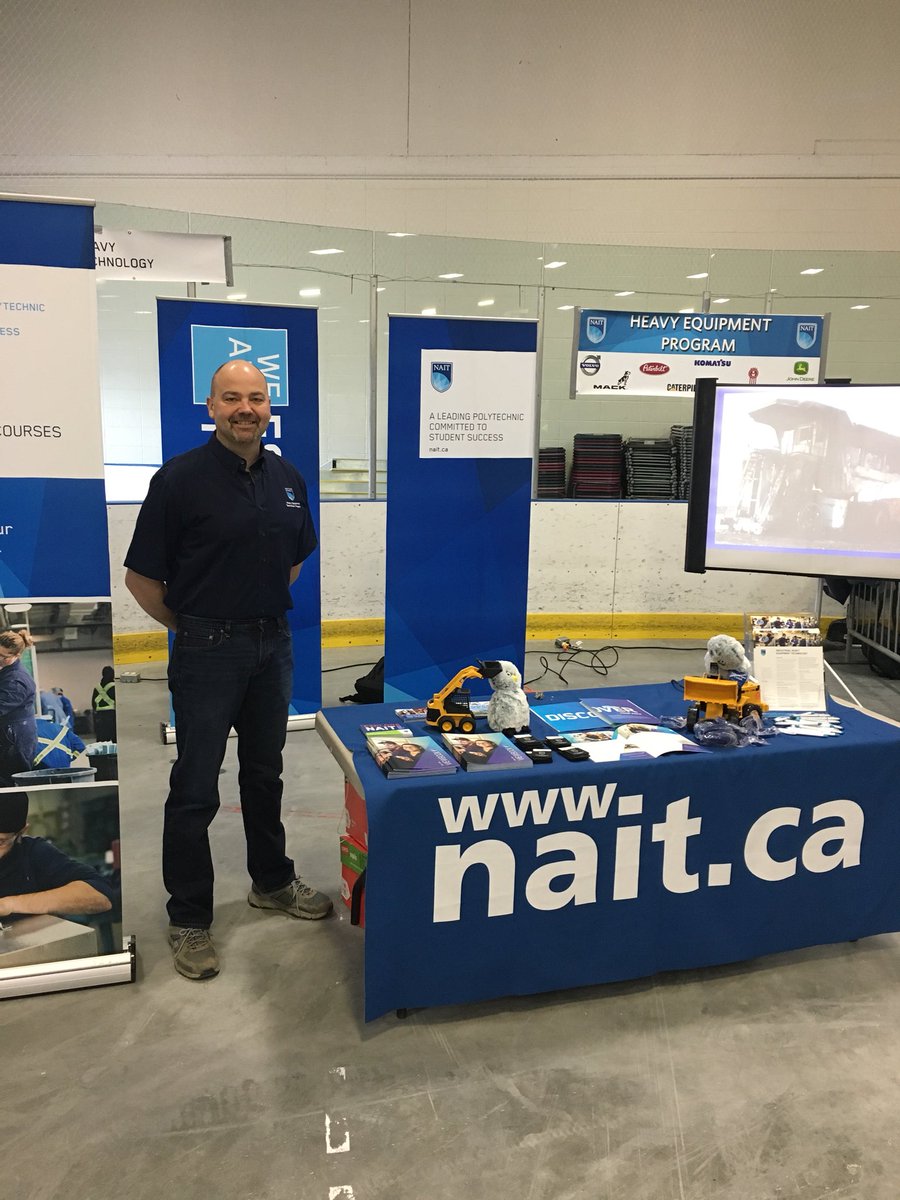 NAITtrades's tweet photo. Recently, some #NAIT staff - including Dean Malcolm Haines - made the trek to Yellowknife for the 20th Annual Territorial Skills Competition and Career Expo. Thanks for having us!

Looking forward to seeing the winning competitors in Edmonton for #SCNC2018 June 4-5! https://t.co/5clRPVETDh