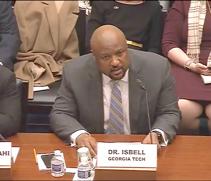 Georgia Tech's Charles Isbell testifying on artificial intelligence in Washington DC