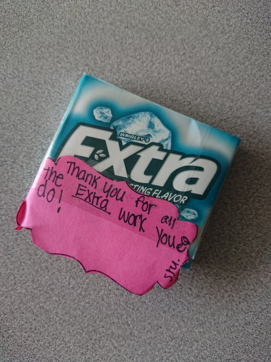 It's the little things! <a href="/WhitmanMiddle/">Whitman Middle</a> Student Council showing their appreciation! 😁