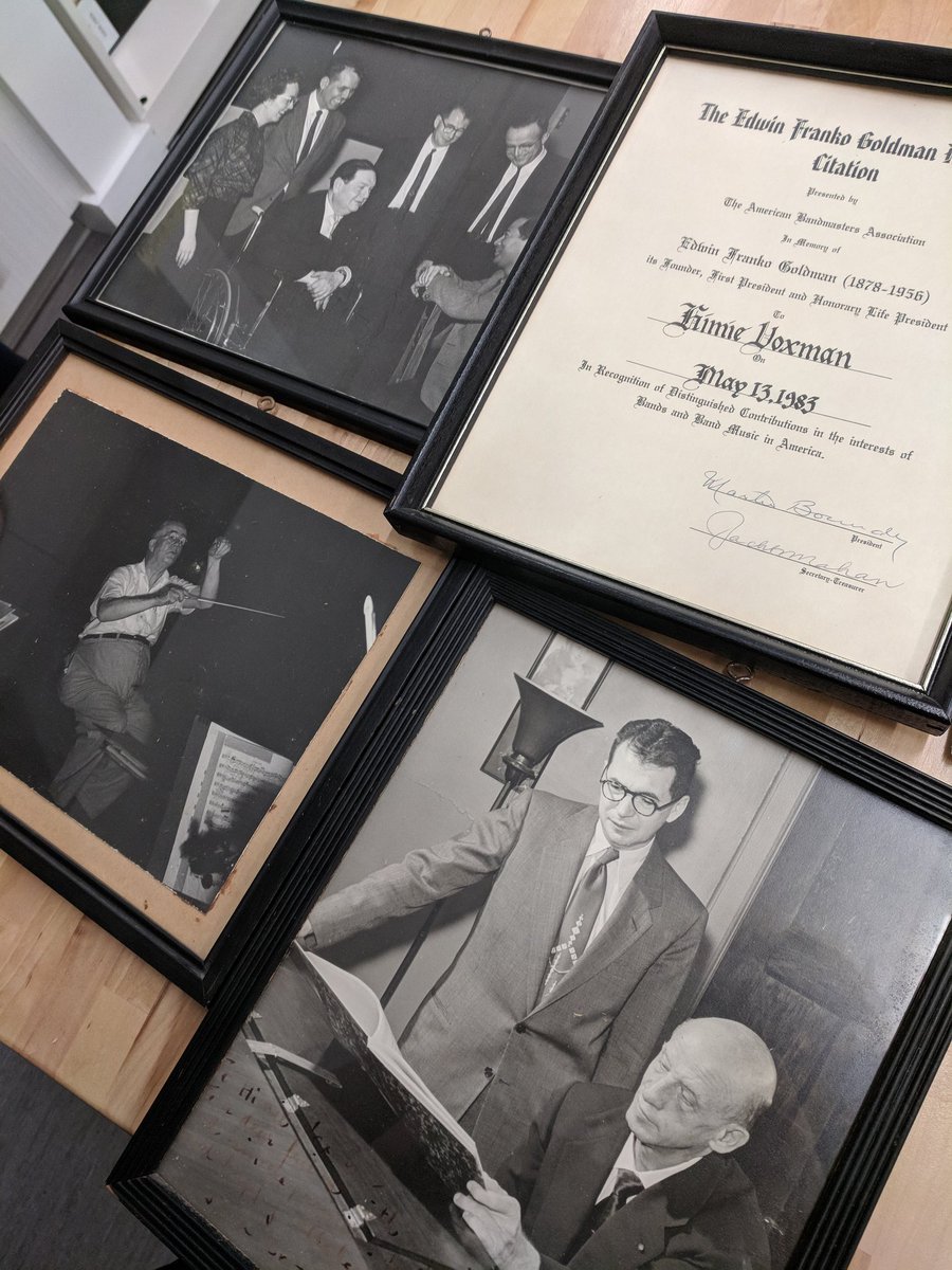 UIowamusiclib's tweet photo. #tbt! Received a donation today with rare @uischoolofmusic photos - pictured are Himie Voxman, Philip Greeley Clapp, Dmitri Mitropoulos, Darius Milhaud, among others... https://t.co/1QeScknGGu