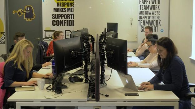 bbcnewsline's tweet photo. Coming up at 6.30pm - Cork-based software company https://t.co/vmgTuMFMpa is to open an office in Belfast - creating almost 100 jobs - as part of its planning for Brexit. https://t.co/HCCogF5BCg