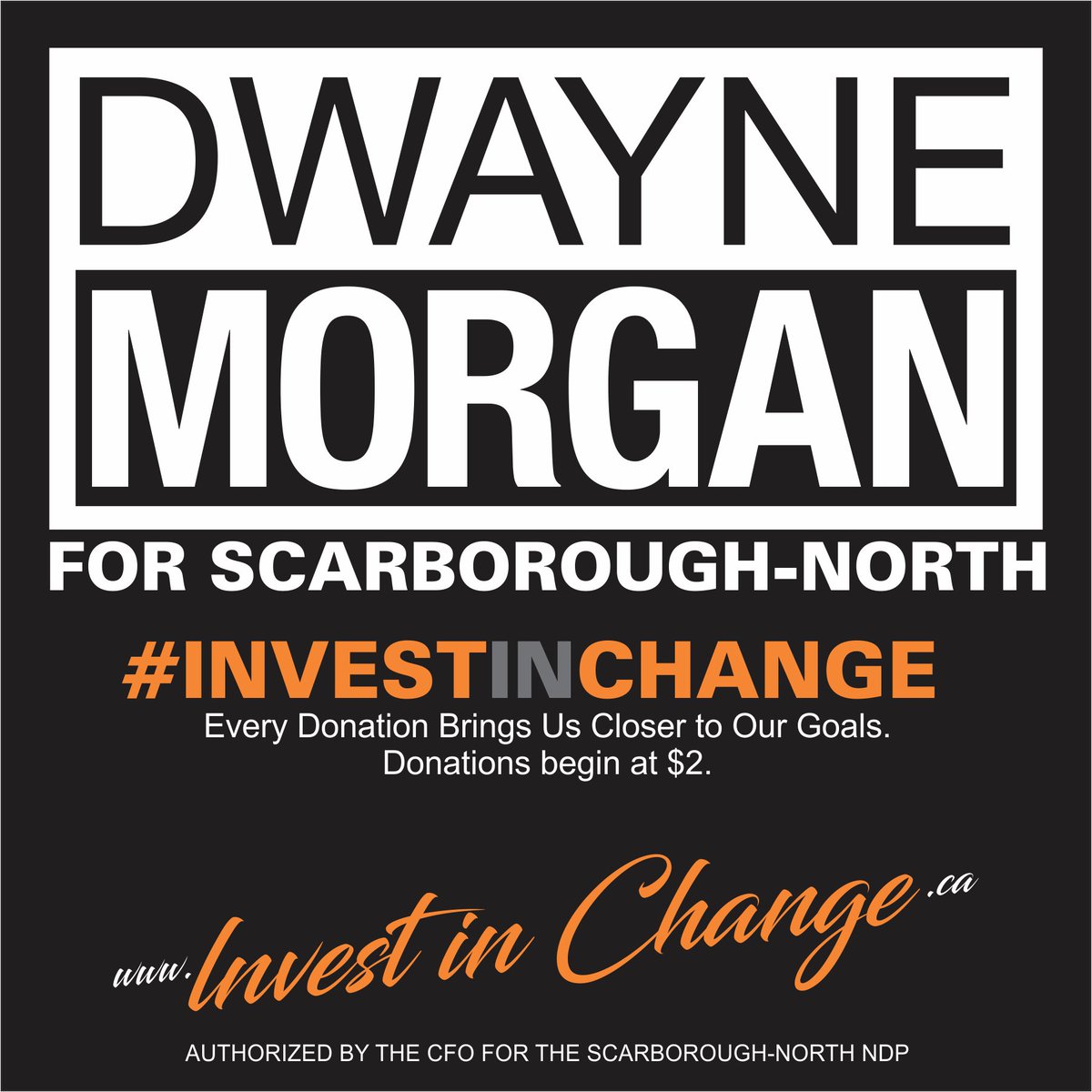 MakeItProLific's tweet photo. #LeadingTheChange is never easy and can't be done without YOU! To make a #Change4TheBetter we first have to #InvestInChange. Help @dwayne_morgan  meet his campaign #fundraising #goal by donating today at https://t.co/1FbZMMMYO6 I already have!  #donate https://t.co/fXPcs5FiCq