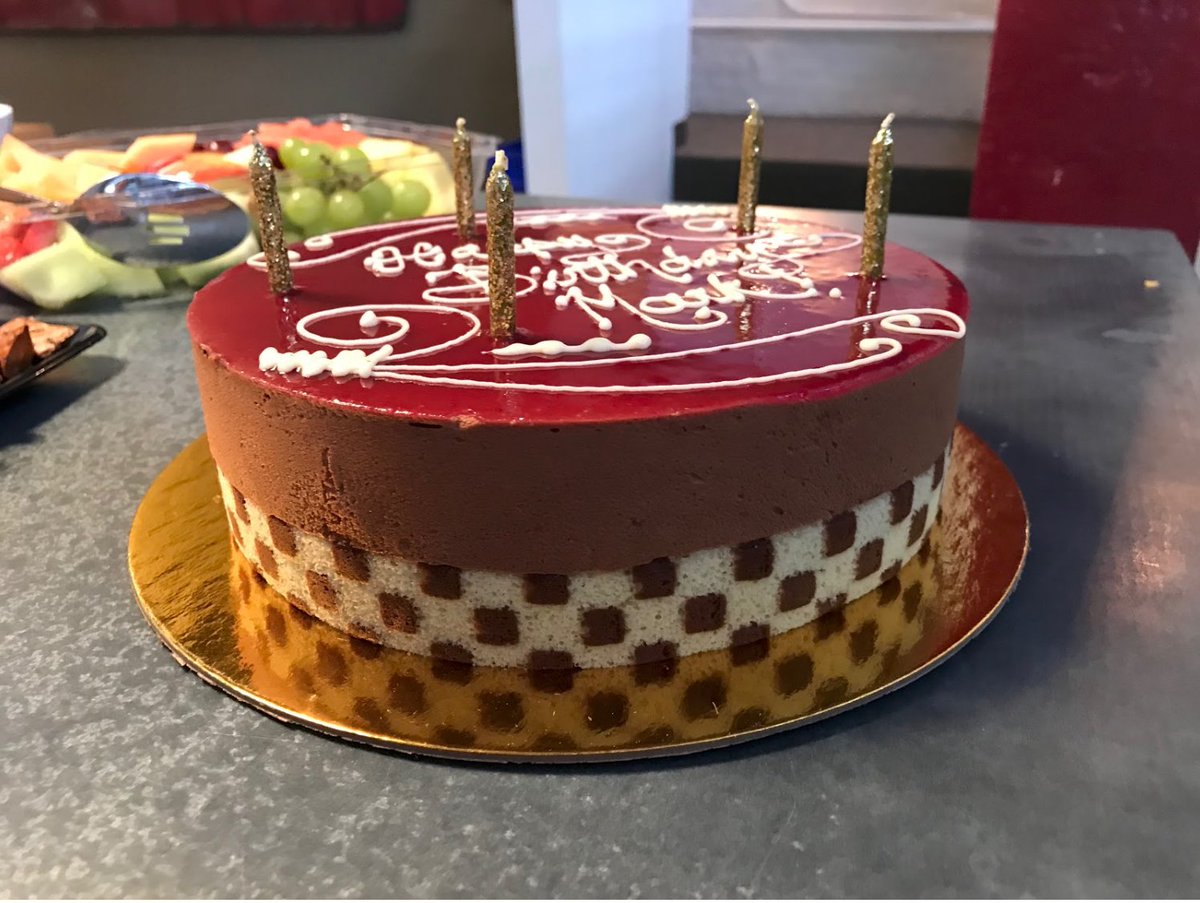 GlassEyeScreens's tweet photo. #TBT What is your favorite dessert from Alon’s Bakery? Mark’s birthday was the blatantly transparent excuse to snag this raspberry chocolate mousse! @alonsbakery #gesw #geswatl #cakeforbreakfast https://t.co/eSK22p2XiX