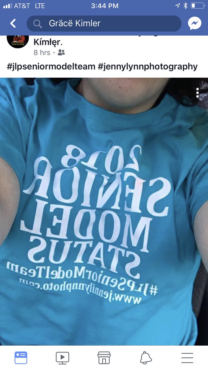 JenniLynnPhoto's tweet photo. One of my #jlpseniormodelteam girls sporting her #jennilynnphotographywv shirts yesterday at her school!! Sooo proud of my #2018Seniors https://t.co/khWSRURrxV
