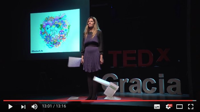 TEDxGracia's tweet photo. Del Tabú a la Educación - @CarmeSanchez en @TEDxGracia #BeatsofLife 💗 👉 https://t.co/m5VczBXH6u https://t.co/EOrtoVuL2e