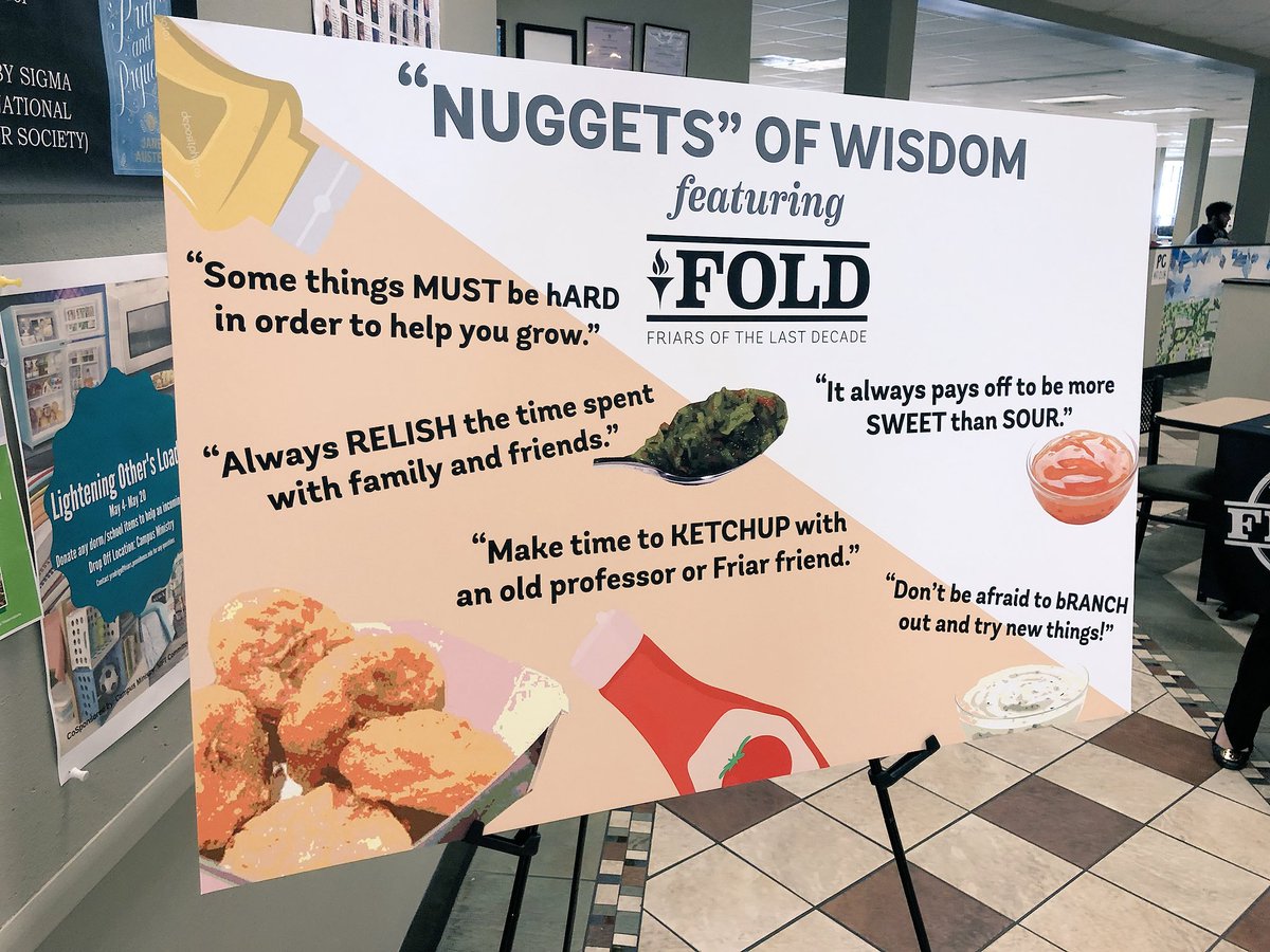 PC_FOLD's tweet photo. Last chicken nugget day for the Class of 2018! #welcometothefold #FOLD https://t.co/Mesz442JPe
