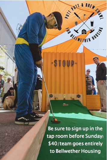 stoupbrewing's tweet photo. Has your team signed up for this Sunday's #PuttPutt & #BrewCrawl benefiting @_Bellwether? We are looking for foursomes and can't waiting to give out prizes for best scores and costumes! https://t.co/YTRNvfT5O8 https://t.co/UZ6YgC7AfG