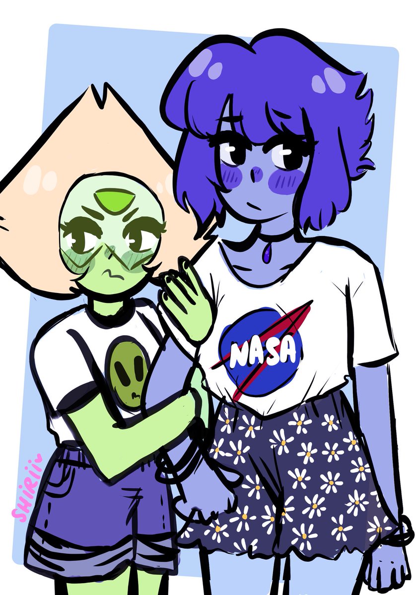 “I'm only doing this for you Peri... N-now what was this NASA thing anyways?”