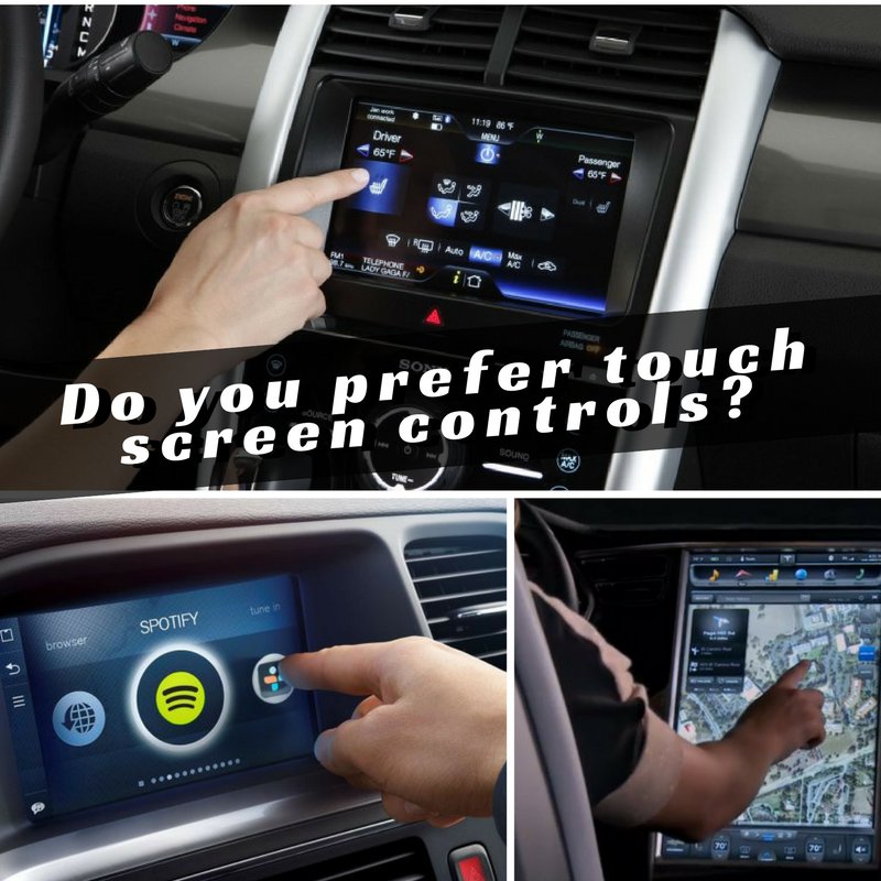 SEAutoOakville's tweet photo. More and more new #vehicles are implementing #touchscreen technology to control everything from the #temperature of your air conditioning to the #volume of your favourite #song. What do you prefer: #modern touch screen controls, or traditional physical buttons? https://t.co/O2k0f4Kxrl