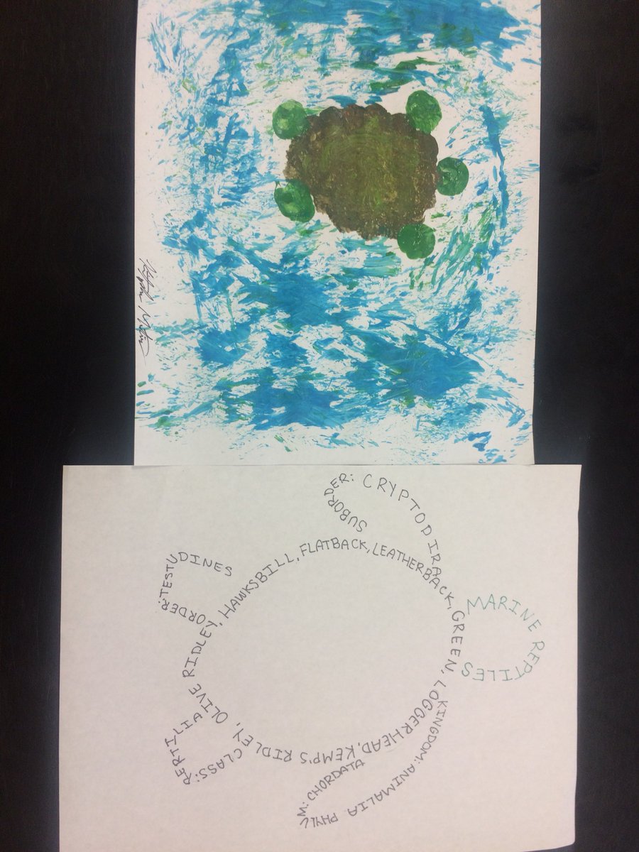 GrandmasterECHS's tweet photo. Art is therapeutic #schoolisreal #marinebio #aptesting https://t.co/3Tiqzf51hs