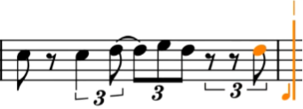 robertpuff's tweet photo. One powerful aspect of how #Tuplets work in #Dorico is that once the #triplet has been created, you are free to enter whatever note durations you need; in this case I can start with a quarter note and vary the note durations as I type. I can even start a triplet with a rest. https://t.co/P2vnAVacmY