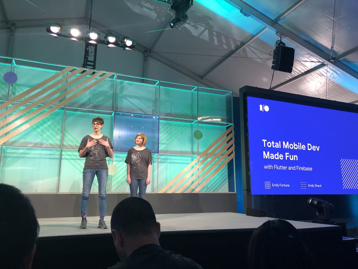 One of my fave talks from yesterday was a live coding talk by <a href="/bouncingsheep/">Emily Fortuna</a> &amp; <a href="/AlchemySki/">Emily Shack</a>! Loved how fun it was learning how to develop flutter apps with firebase! You ladydevs rocked it! #io18