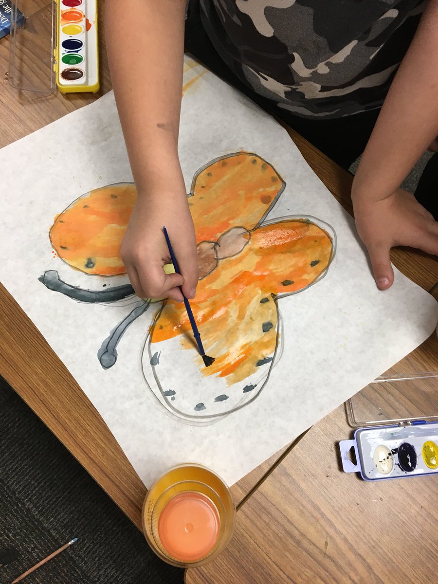 jscottstapleton's tweet photo. Creating Monarch Butterflies to go along with our research #austinblueroos https://t.co/8Liz2zXO3s