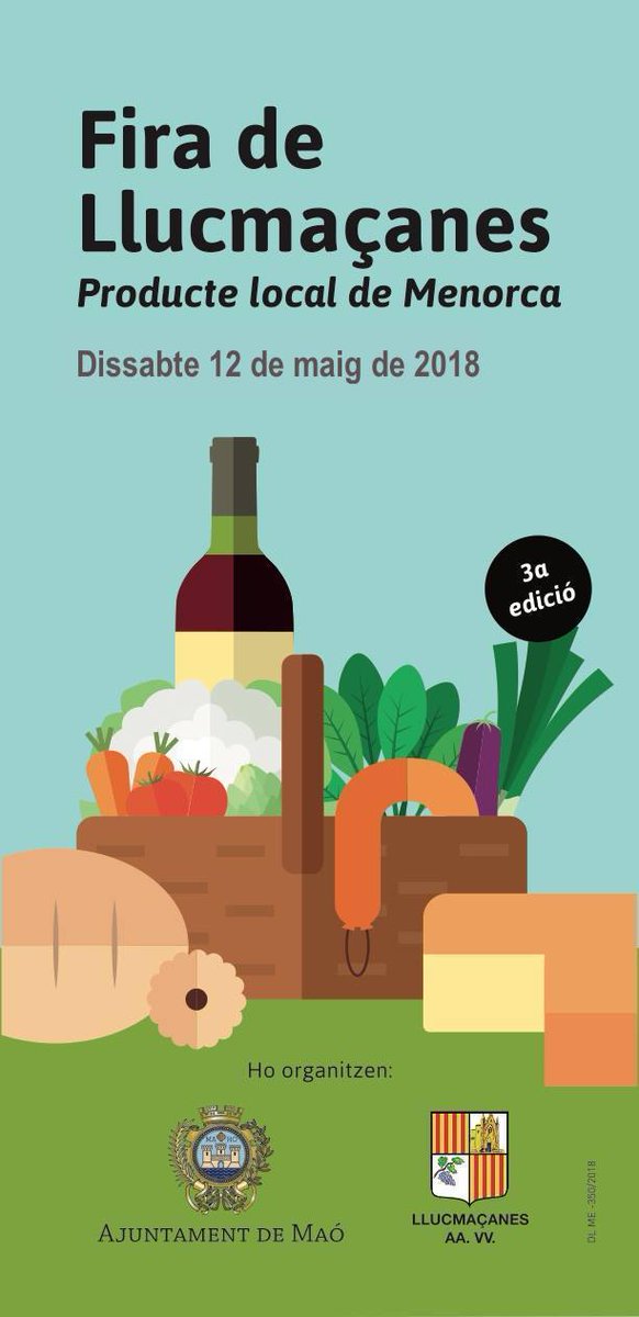 Exquisita_SER's tweet photo. 😋 Este próximo sábado 12 de mayo, si estás en #Menorca, no te pierdas la #FiradeLlucmaçanes, dedicada al #Productolocal de la isla. 🥕 Buen ambiente i mejor #Gastronomia. @AjuntamentMao @LaiaObrador @Soniasimfonia @mariamembrive @ConxaJuanola @hectorponsriuda @frarogermenorca 🥦 https://t.co/4G37ju38T9