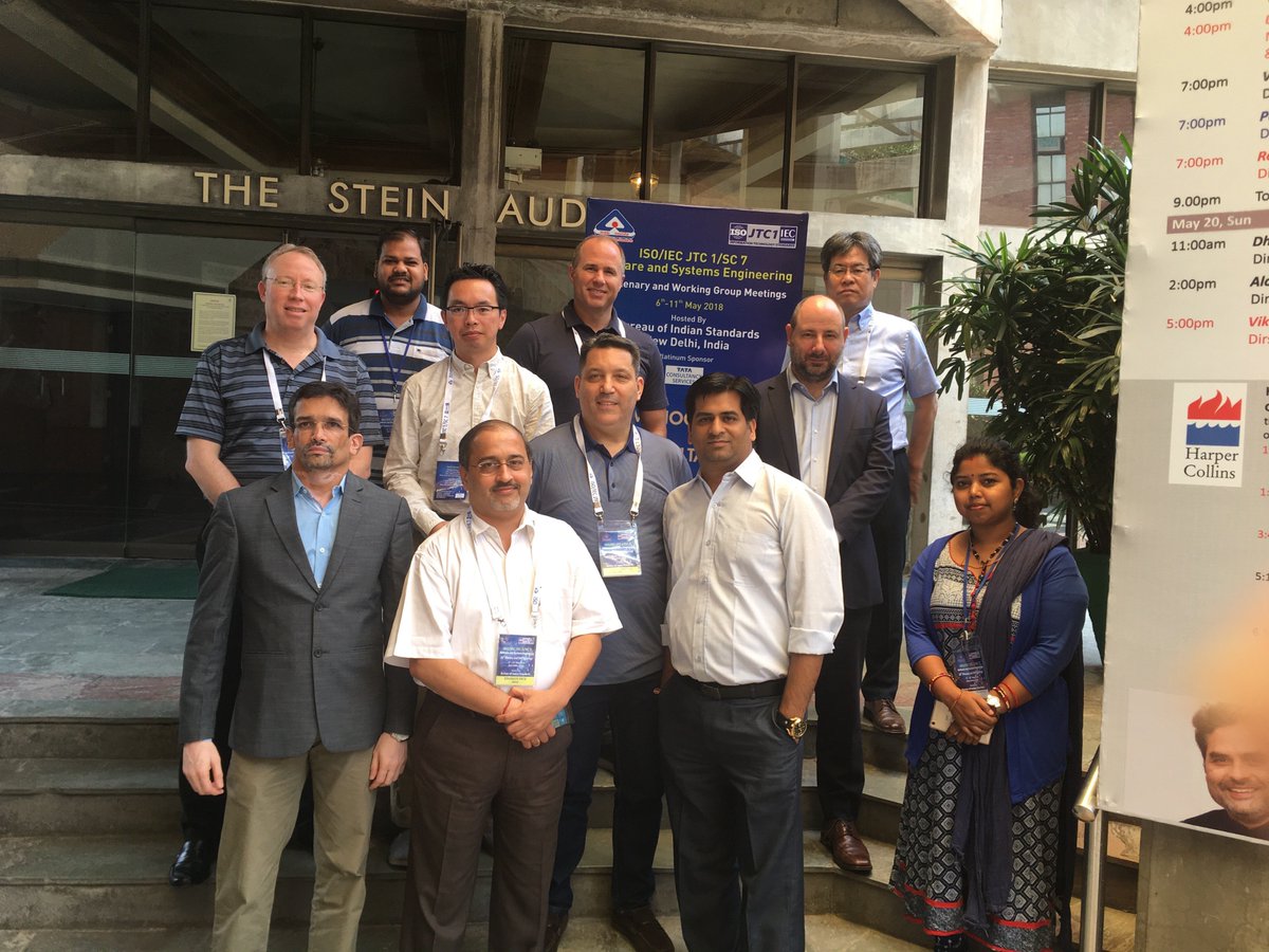 ITAMstandards's tweet photo. WG21 volunteers at the New Delhi, India plenary meeting. 
"Many new resolutions accepted, lots a work ahead, exciting times for ITAM industry!" said George Arezina. https://t.co/Wue1jRW0Ni
