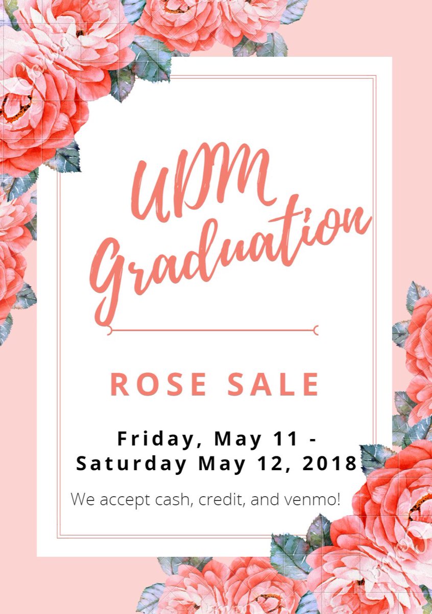 TriSigmaBT's tweet photo. Get your favorite Graduates flowers to congratulate them on their achievement this Friday and Saturday!!💐
GRADUATES: let your family and friends know that flowers will be sold at commencement and have them buy you some there because you deserve to be celebrated with flowers!😉 https://t.co/35iYeA4ZxY