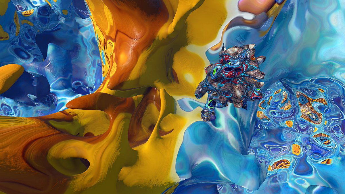 shapespacevr's tweet photo. Anandala by @KevinMackArt  special preview of work in progress May 16 - 19th. The Kevin Mack Experience also includes Blortasia, Zen Parade, huge prints &amp; 3D printed sculptures @BPKentertnmt in Lyon, France #HTCVive #VRarcade #virtualreality #art 😎 https://t.co/wsWTmpPLka