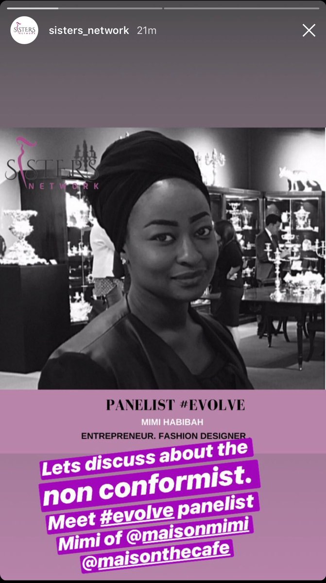 Maison_Mimi's tweet photo. Next Week 🙏🏼 @Sisters_Network Will Be Hosting Me As One Of Their Panelist! Another Conversation With Young Women, Professionals, Entrepreneurs In #Abuja 

Thankful For The Opportunities That Come Knocking On My Door! Register To Attend #Evolve Conference✨🎬 #MaisonMimi ☕️ https://t.co/YfS70lPpXT