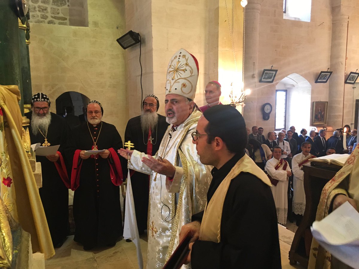 ErolDora's tweet photo. Mardin'de Süryani Katolik Patriğinin katılımıyla yapılan Meryem Ana kilisesinin açılış törenine katıldık https://t.co/QdQF6EDWTg