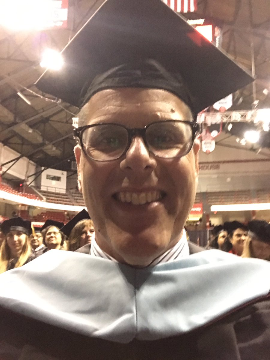 virtualxdata's tweet photo. Doctoral Hooding complete at Northeastern University. =) https://t.co/uokRBT6PMR