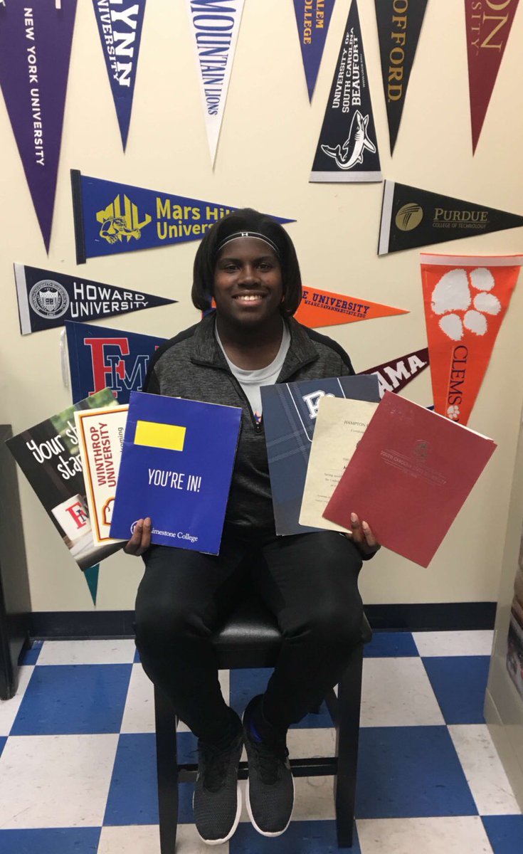 RNE_Counseling's tweet photo. Congratulations, Micheala on your acceptance to @MaryBaldwinU @winthropu @lenoirrhyne @TheKingsCollege @at_LimestoneCo @JWUProvidence @presbycollege @UofSC @BarryUniversity @WingateUniv @MilesCollege @_HamptonU @AllenUniv @BennettCollege @SCSTATE1896 @LangstonU
@francismarionu... https://t.co/LSWL3lyXmM