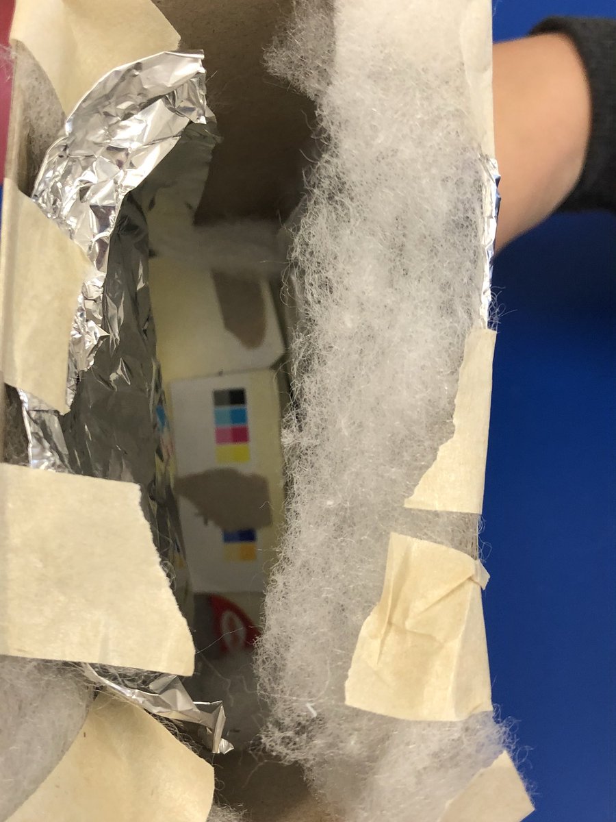 Morrisey_LDSB's tweet image. Creating spaces that will help insulate a popsicle and keep it a solid as long as possible! #scienceisyummy #STEMRULES