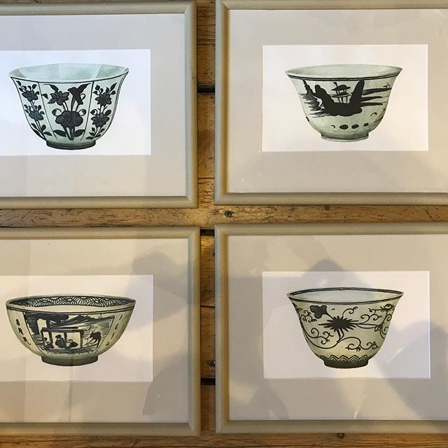 anazenic's tweet photo. Ana Zenic Design four original #watercolours of #chineseporcelain bowls in stock in our Chelsea showroom. #watercolor #interiors #decoration #vogueliving #interiordesign https://t.co/sglU4VhUPZ https://t.co/2EGTDEPLTM