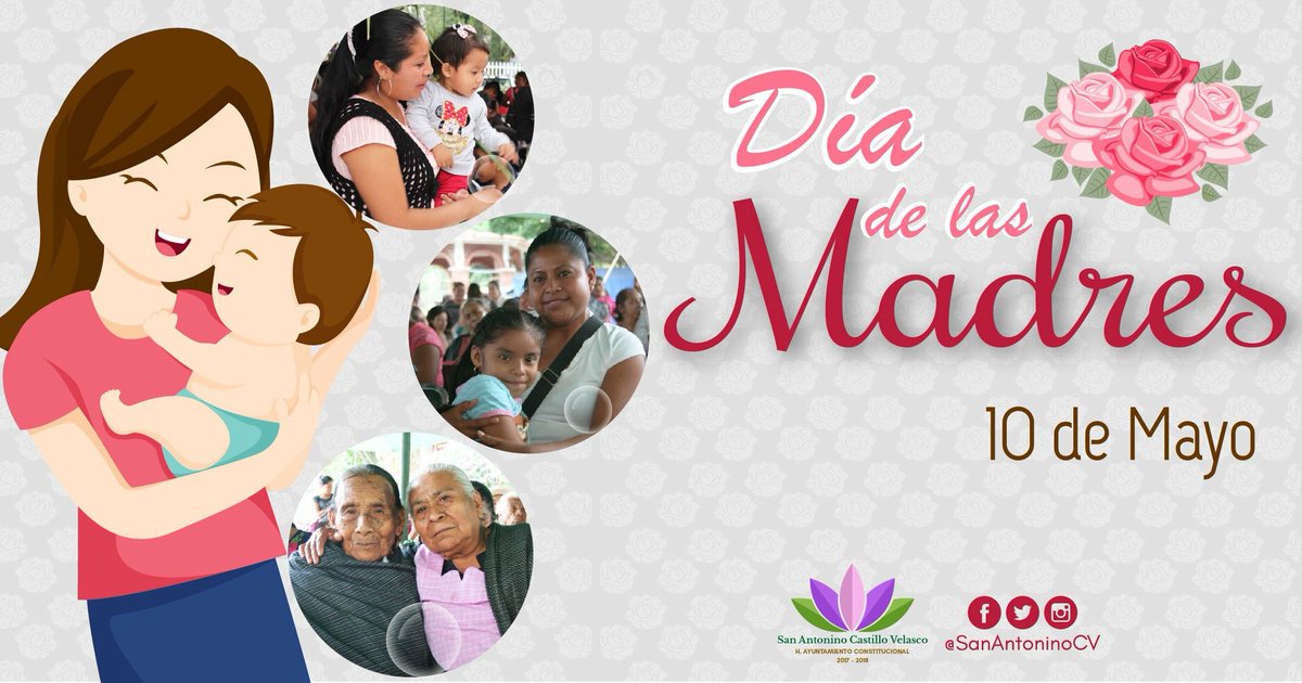 SanAntoninoCV's tweet photo. Hoy felicitamos y reconocemos a todas las madres que con su  amor, ejemplo y paciencia han construido los hogares en que nos hemos formado. 
¡Feliz día de las madres! #FelizDiaDeLasMadres #Oaxaca https://t.co/jR02uTRRMT