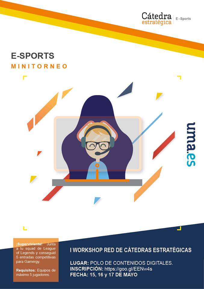 AndaluciaTECH's tweet photo. 💥I WORKSHOP @RCEstrategicas de @InfoUMA. E-sports, Escape Room, Realidad Virtual, Food Truck, premios, conferencias, talleres.... y además @estrellagalicia ¡patrocina el Beer Time! Lo mejor es que TODO ES GRATUITO ¿De verdad te lo vas a perder? +INFO: https://t.co/T4d6CPUlUN https://t.co/x7H1BAhhBd