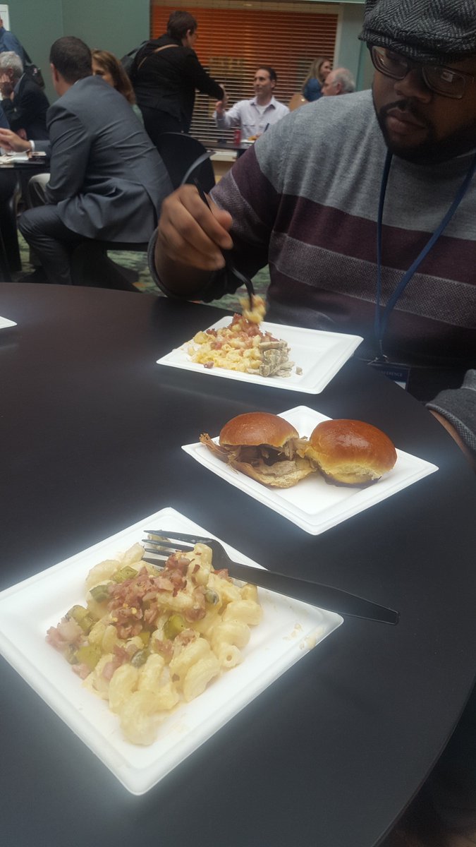 newmindgroup's tweet photo. Lunch gets a firm A+. Is food truck style catering the innovation of the day? Signs point to yes.  #munchsquad #MGoPositive https://t.co/cClwAXa8qT