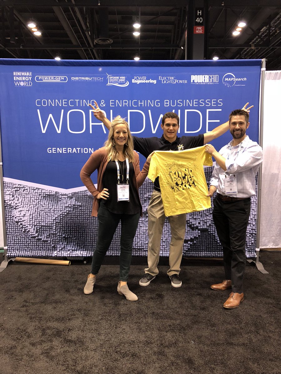 powergenintl's tweet photo. You flipping did it, @ShawnMalkou! (See tweet below🙃) Thanks for your amazing #WindRocks tweet and participating in our social contest. Enjoy your Yeti cooler. #WindPower2018 #POWERGEN18 #DTECH2018 https://t.co/WXXqpE4xvI