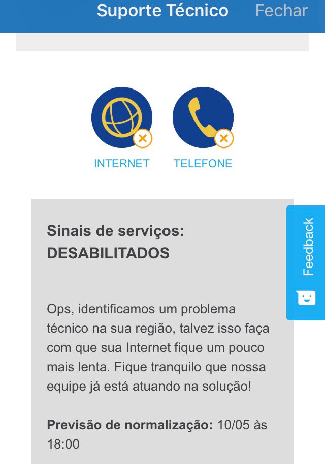 bachk's tweet image. Tem sido diário (tarde e noite)... Realmente, serviço de Internet no Brasil é piada. Não sobra uma operadora que preste. "Problema na região"é a justificativa. Na real é incompetência e falta de investimento. #netvirtua @NETatende