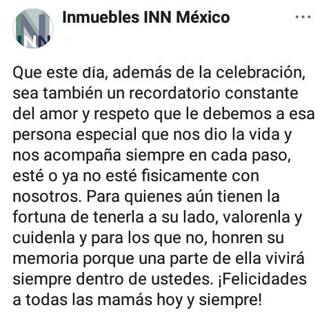 InmueblesINNMex's tweet photo. Felicidades a todas las #Mamás hoy y siempre les desea #InmueblesINNMexico. Gracias por el trabajo incansable y ejemplar que hacen a diario. https://t.co/VPsgcmzxlT