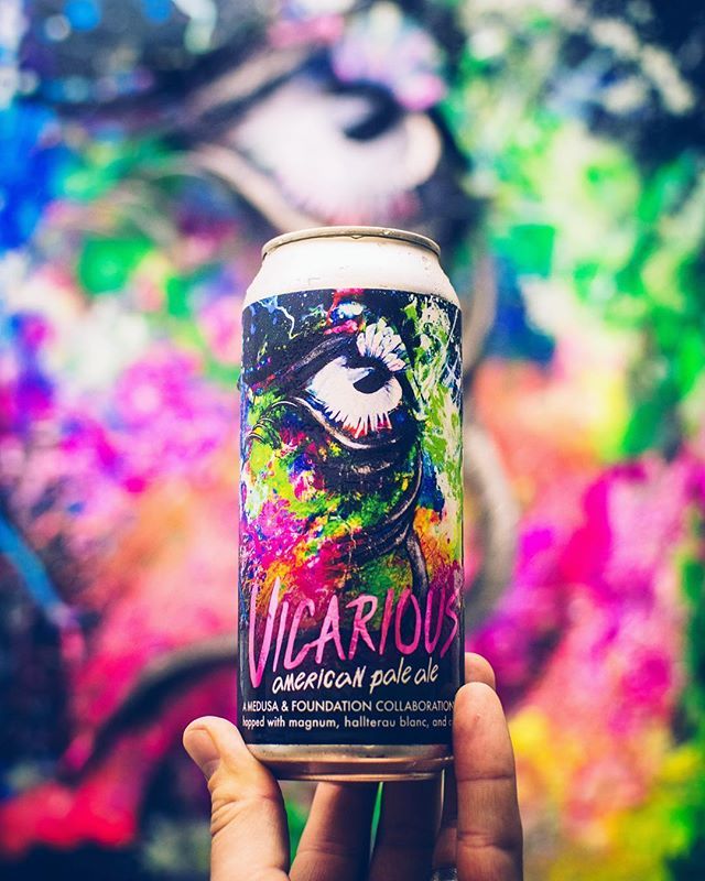 MedusaBrewing's tweet photo. VICARIOUS HAS ARRIVED! A most-refreshing APA brewed here in #HudsonMA with our friends from Maine, @foundationbrew. AMAZING artwork by @diegeistart that you have to see to believe!
.
250 cases available @ 3PM!
.
#medusabeer #foundationbrewing #medusabrew… https://t.co/qKiVu5n8uU https://t.co/56rasZXHzO