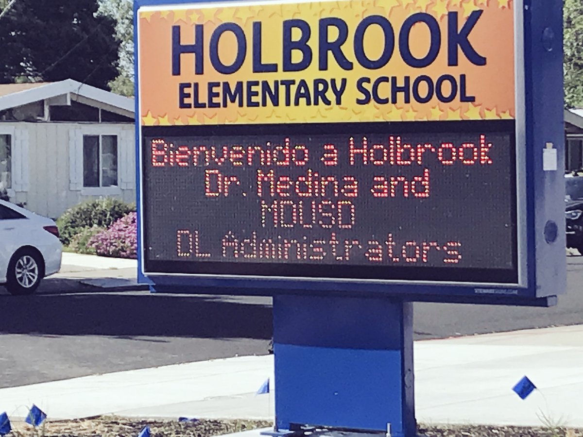HolbrookMDUSD's tweet photo. Bienvenido @JoseMedinaJr89 and @MtDiabloUSD DL Administrators to our #HOLAfamilia @beatriz_rac @mika_phinney @MaestraVizcay @BancroftTWDI @ShoreAcresMDUSD @CambridgeASP @BelAirBears1 @MeadowHomesElem @YVEEaglesVP https://t.co/tURShgLQUX