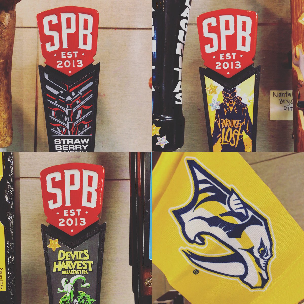 KayBobsGrill's tweet photo. Tonight watch Game 7 of the #predsvsjets series at 7pm while partaking in our Tap Takeover w @soprobrewco #thirstythursday https://t.co/cymlcHcQZs