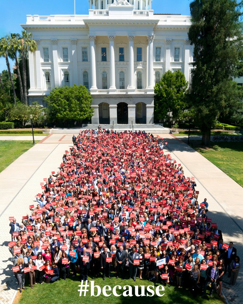 CAREALTORS's tweet photo. #TBT to last week’s #CARLegDay attendees commemorating the Fair Housing Act’s 50th Anniversary. #because #FH50 https://t.co/yYQH3ECC91