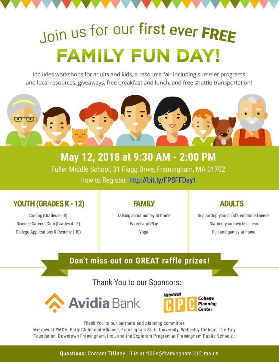 framinghamps's tweet photo. The Family Fun Day schedule has been announced and ticket registration has been simplified (sorry to anyone who had trouble!). Please join us - it's going to be a great day! https://t.co/hr7ffQpggm https://t.co/pdlpVfupc4
