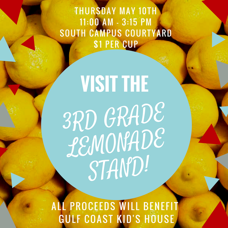 EDSPensacola's tweet image. We're open for business in @DowntownPcola! Stop by and support our #3rdgraders and @GCKH 🍋🍋🍋