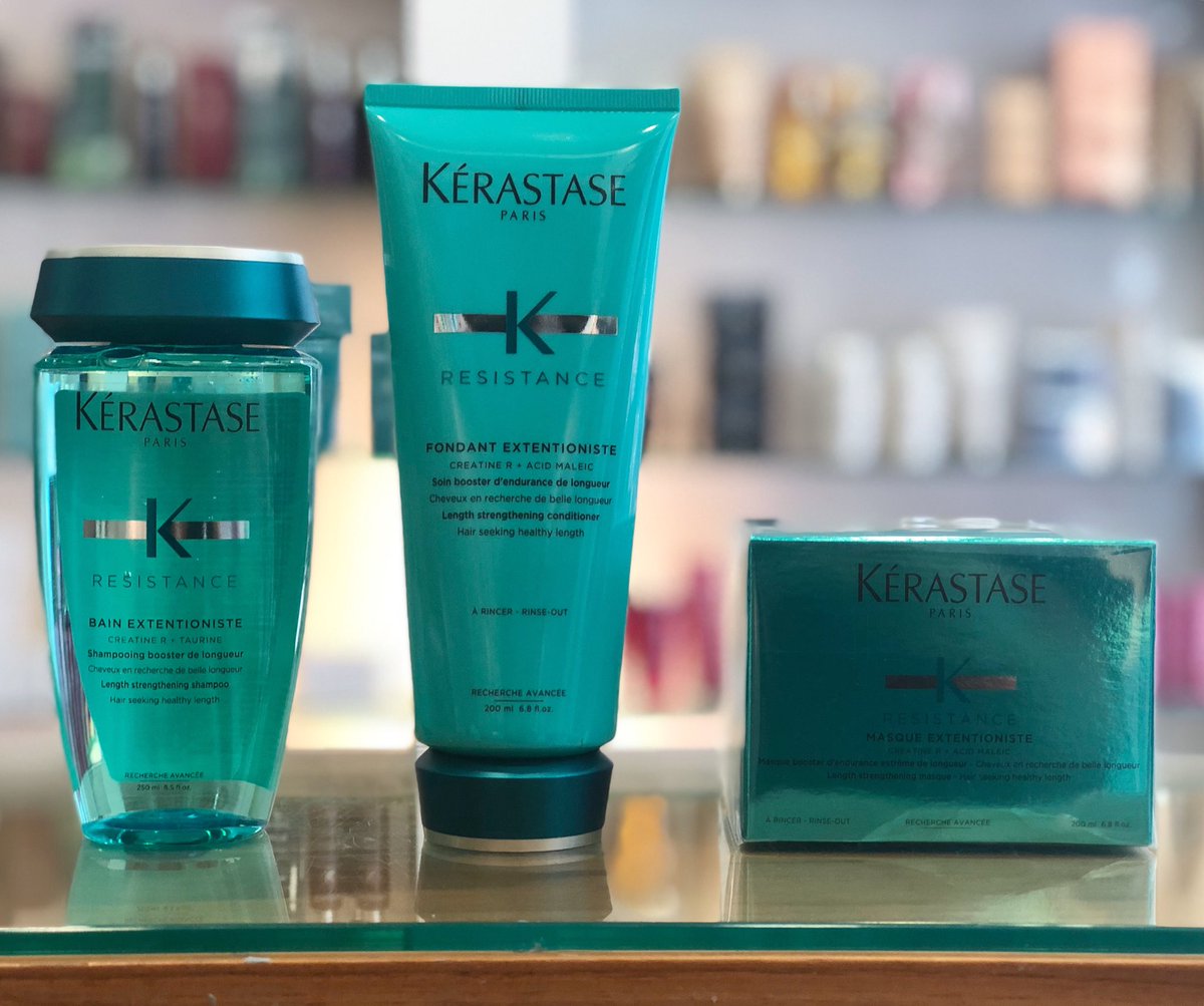 RushGuildford's tweet photo. ⭐️ NEW ⭐️ @KerastaseUK now at Rush Guildford! To help strengthen and grow Long healthy hair! The extentioniste range 💚💙 https://t.co/nTJGXryR8d