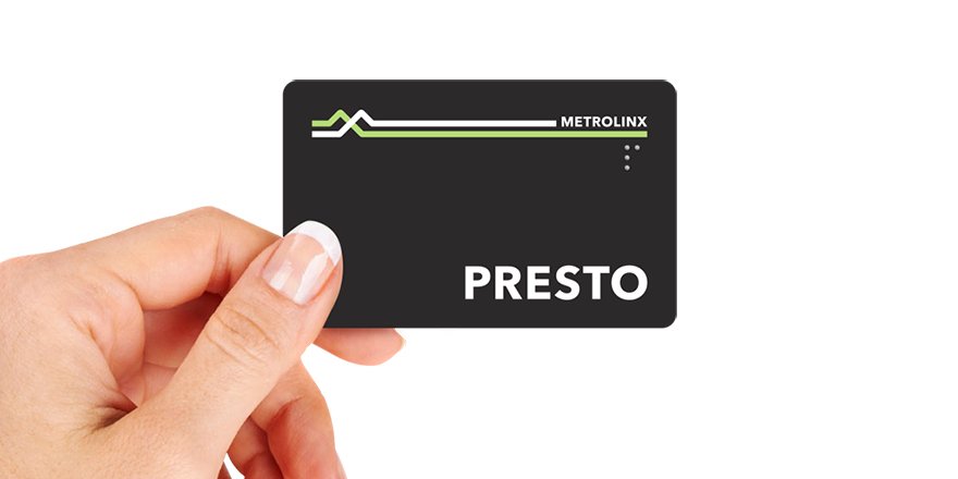 PRESTOcard's tweet photo. New adult 12 month @TTCnotices passes are now available exclusively on PRESTO. Get your June pass from May 24-June 5. Details at: https://t.co/4DJy1Vsg1G https://t.co/qt1TjlCERv