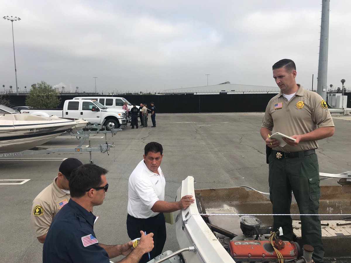 CORiverStation's tweet photo. Colorado River Station personnel conducting boat accident investigation training at the @PortofLA Maritime Law Enforcement Training Center (MLETC). Preparing today for tomorrow’s challenges. #boating #accident #investigation #LakeHavasu #ColoradoRiver #MLETC #ParkerDam https://t.co/LCPA2VKyZn