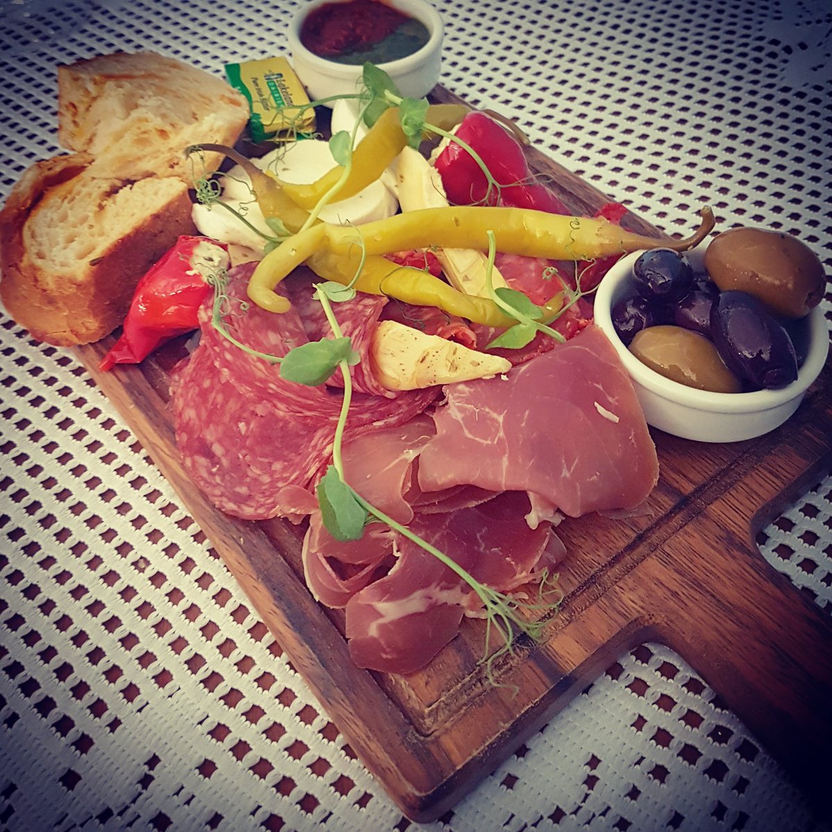 DeardenTeaRoom's tweet photo. New on the specials tomorrow we have our Summer Antipasti.

#summer #platter #antipasti #foodporn #mediterranean @VisitLancashire https://t.co/YpVwWMDTrY