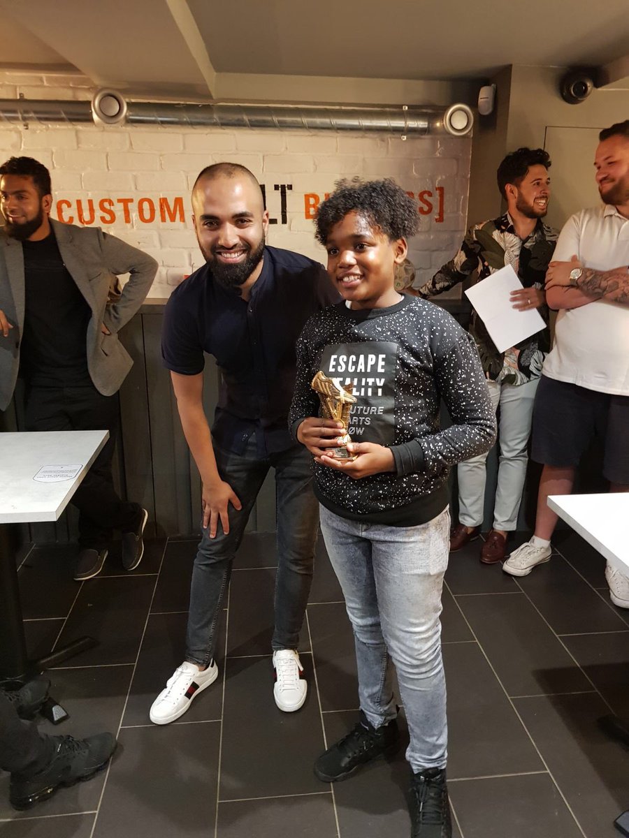 KitroomFC's tweet image. Some of the winners from the u10s. Great reception for our youngest Kitroom FC heroes from everyone last night - @builtburgers1 @EssexAllianceFL